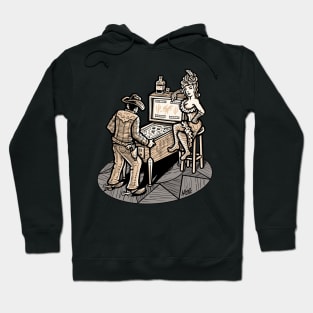 Shootenanny Pinball Cowboy Saloon Arcade Hoodie